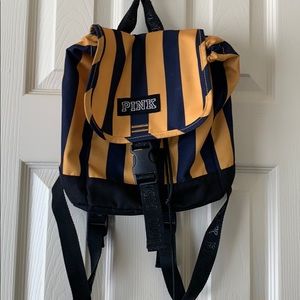 PINK striped back pack